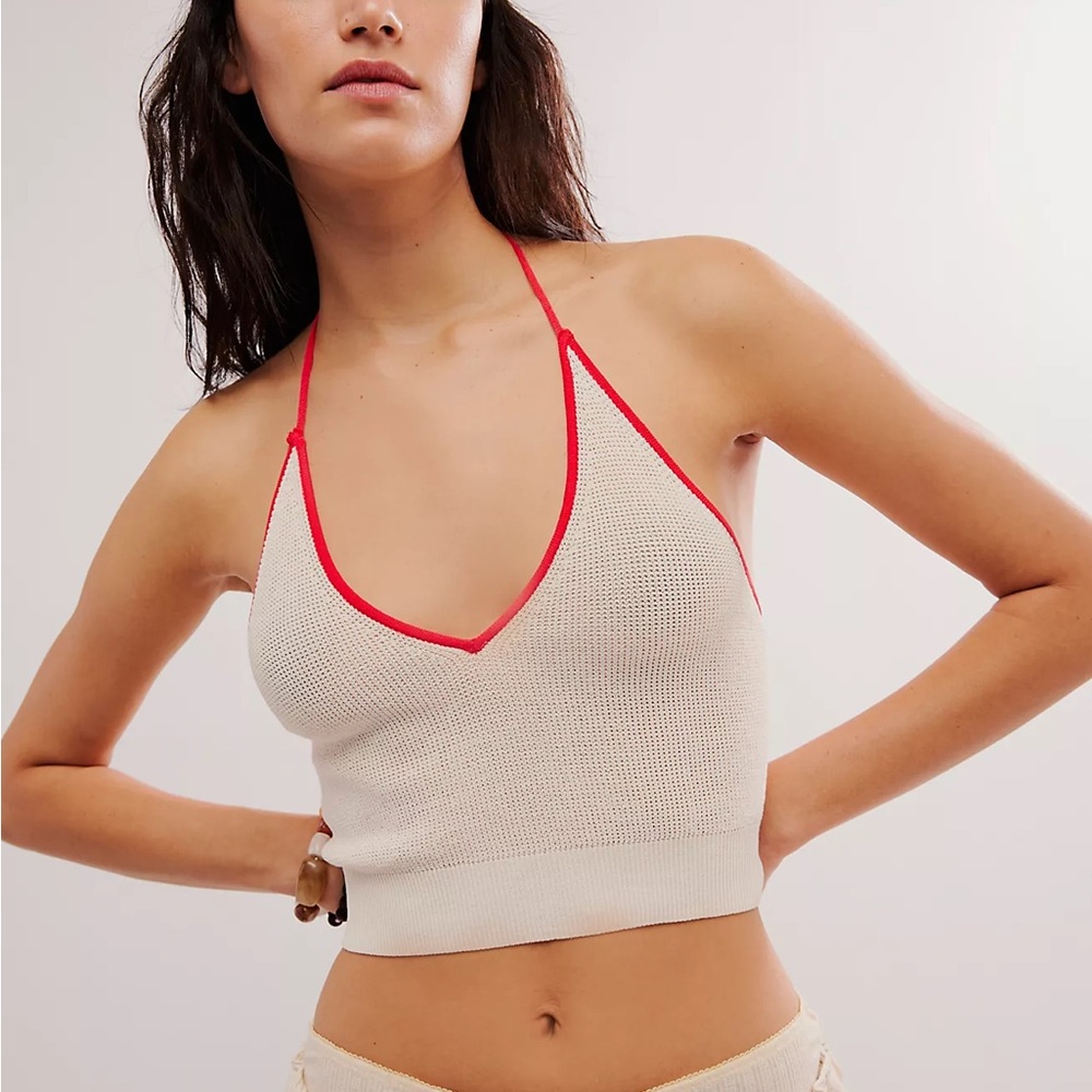 Free People Out And About Knit Halter Top